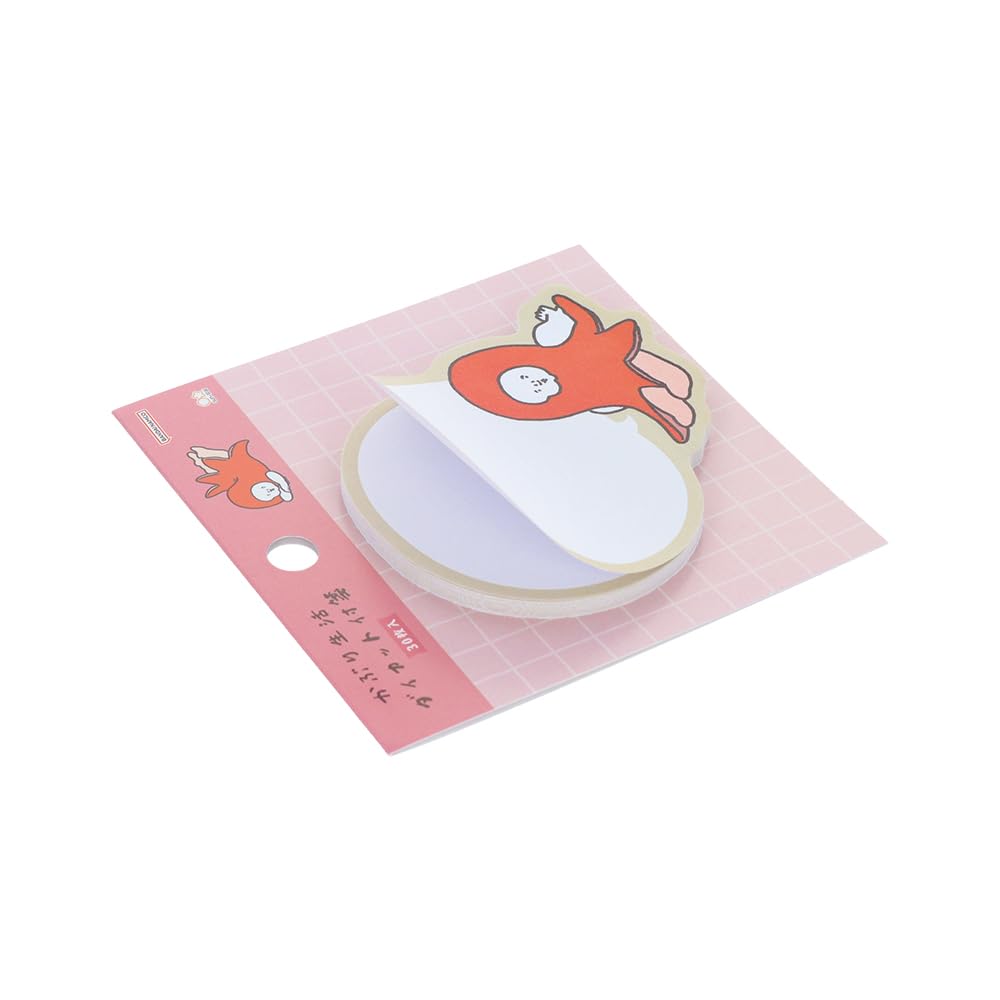 ブタさん　付箋 デザインフィル 付せん紙ひみつ ぶた柄 11785006 3個（直送品